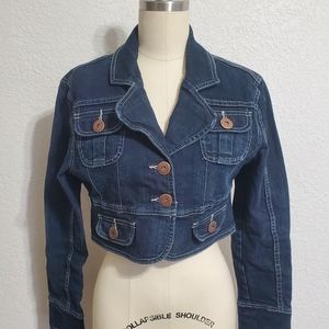 BOGO / Cropped denim jacket / vintage